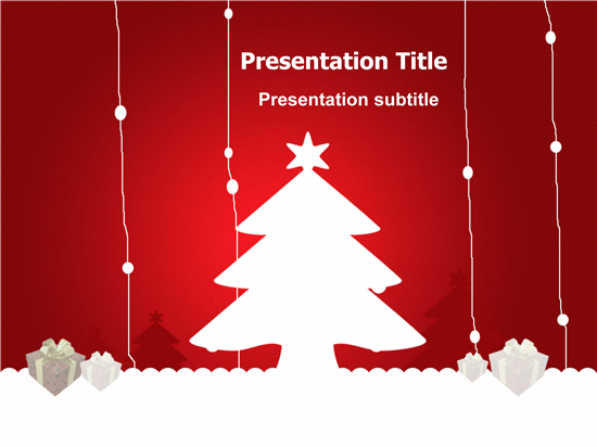 Beautiful Animated Christmas Tree Card With Stars & Lights Created in Microsoft Powerpoint ...
